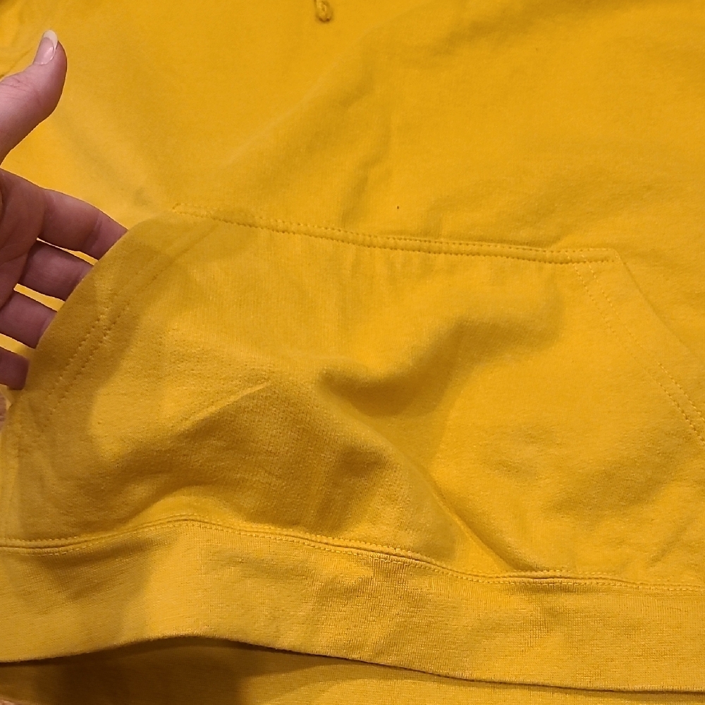 Men's Yellow Hoodie - Picture 7 of 8